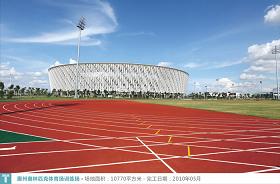 惠州奥林匹克体育场混合型塑胶跑道